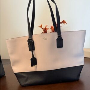 Kate Spade Two Tone Color Blocked Tote Bag Purse
